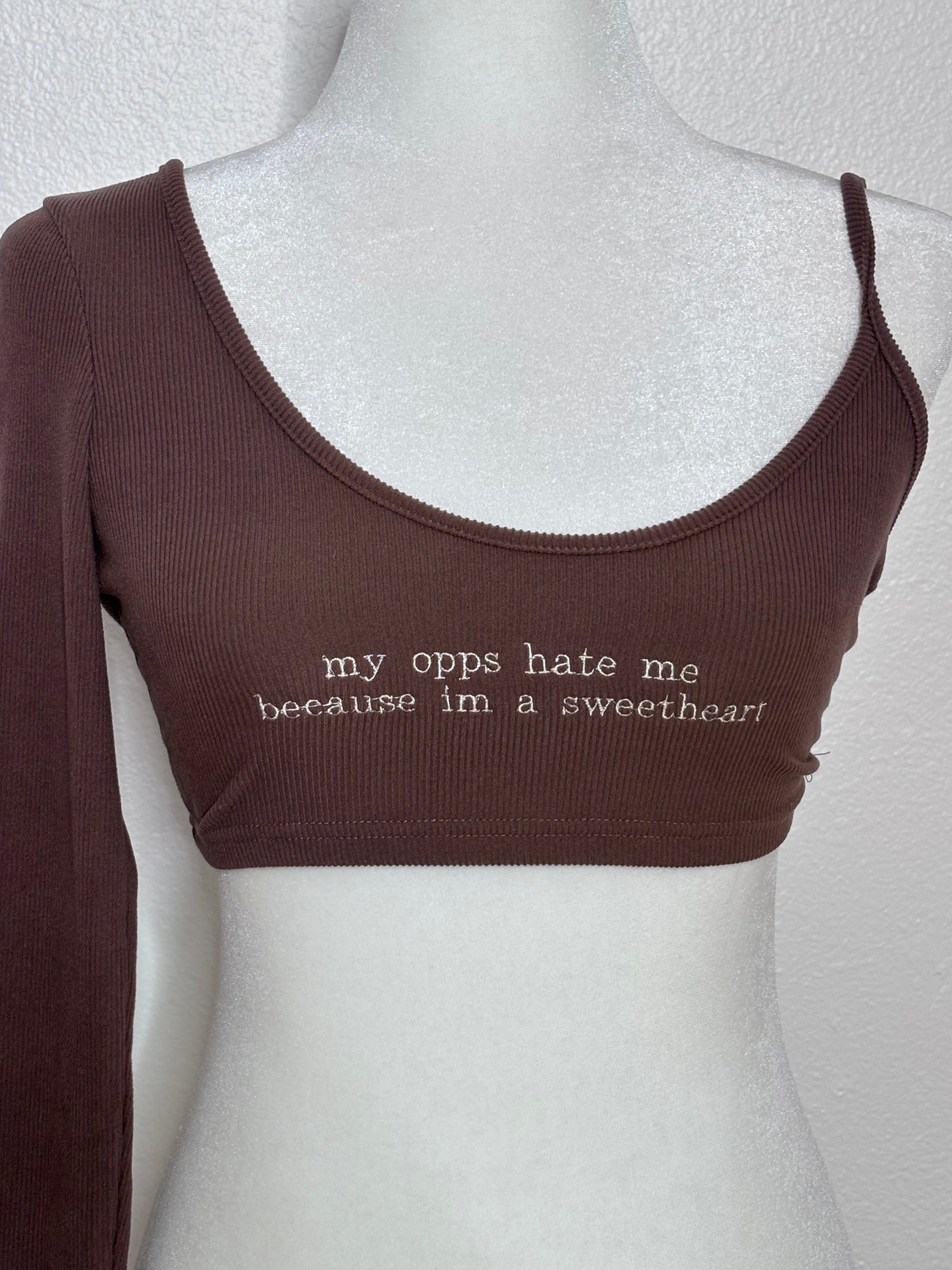 Sweetheart Embroidered Top 🍦